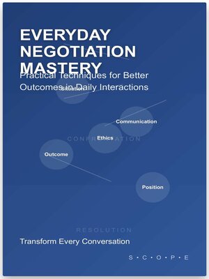 cover image of Everyday Negotiation Mastery